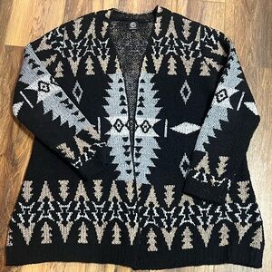 Bobeau 2x Patterned Cardigan